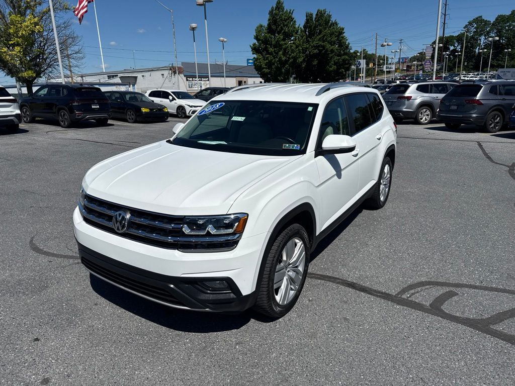 2019 Volkswagen Atlas 3.6L V6 SE White at Carlisle Cadillac Buick GMC