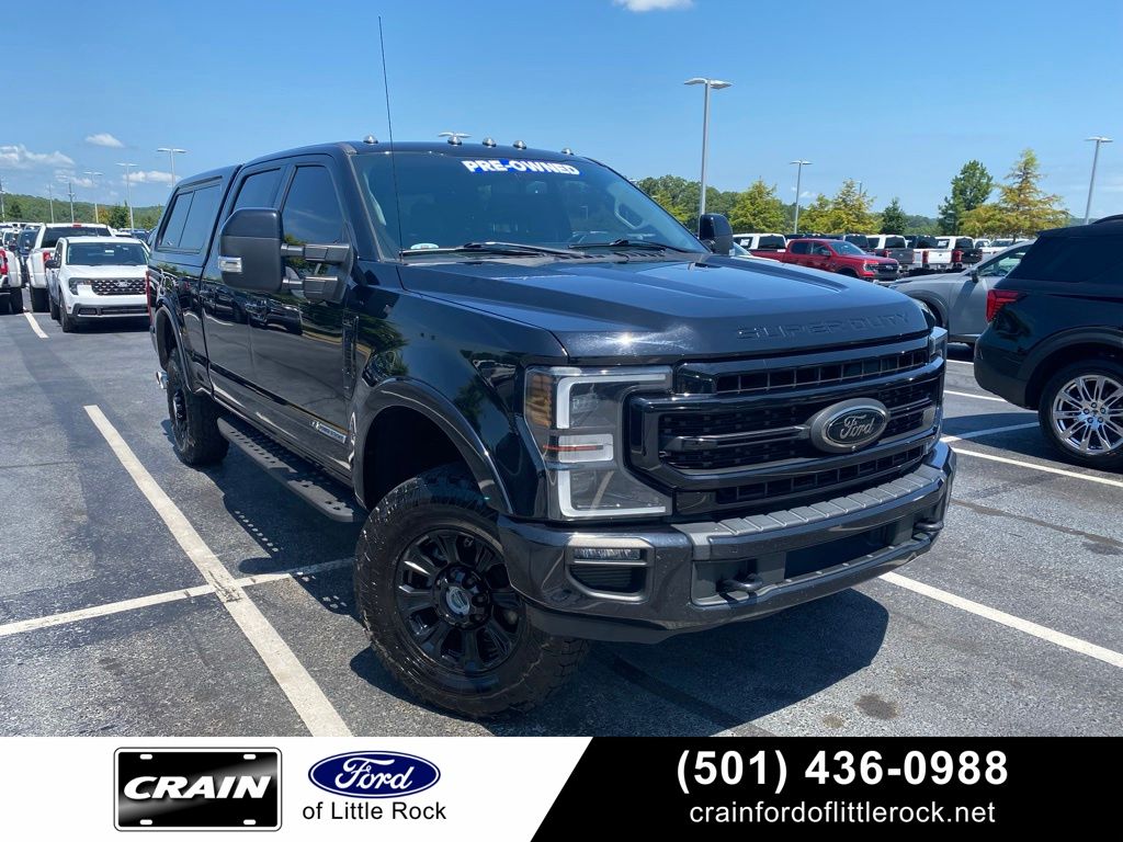 Black Metallic 2021 Ford F-250 Super Duty Pickup Truck Four-Wheel Drive Automatic