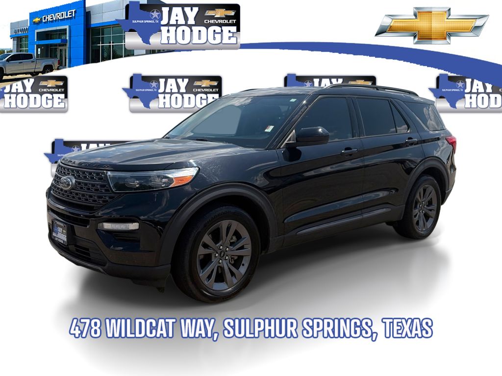 Black Metallic 2023 Ford Explorer SUV / Crossover Rear-Wheel Drive Automatic