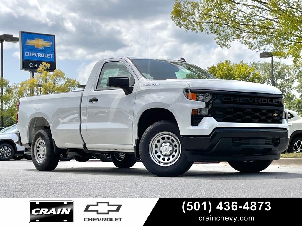 Summit White 2026 Chevrolet Silverado 1500 Pickup Truck 4X2 Automatic
