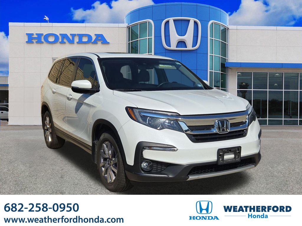 Platinum White Pearl 2021 Honda Pilot SUV / Crossover Front-Wheel Drive 9-Speed Automatic