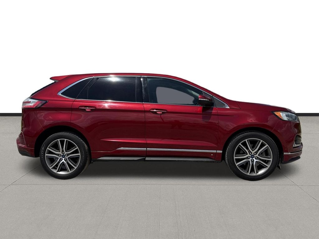 2019 Ford Edge Titanium Red at Community Kia
