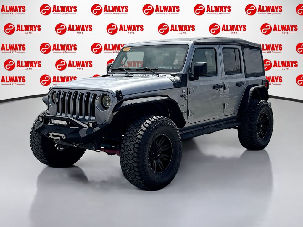 Billet Silver Metallic Clearcoat 2019 Jeep Wrangler Unlimited Sahara 4WD SUV / Crossover Four-Wheel Drive 8-Speed Automatic