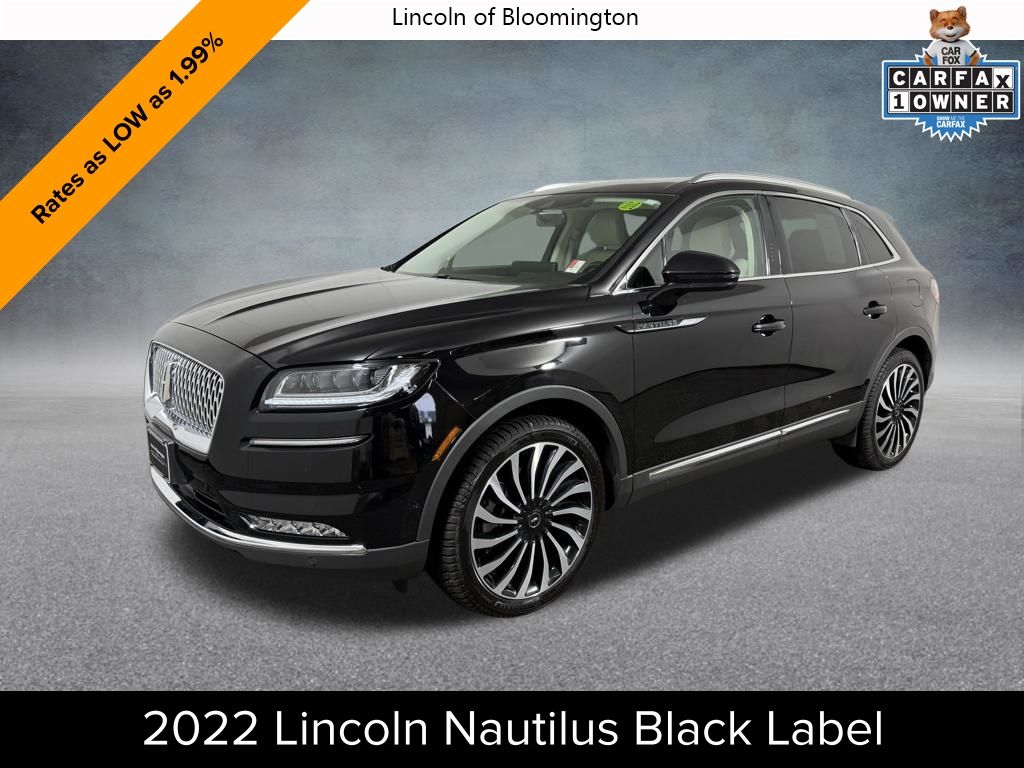Black Metallic 2022 Lincoln Nautilus Black Label AWD SUV / Crossover All-Wheel Drive 8-Speed Automatic