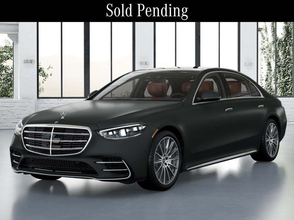 Gray (MANUFAKTUR Graphite Grey) 2026 Mercedes-Benz S-Class Sedan All-Wheel Drive 9-Speed Automatic