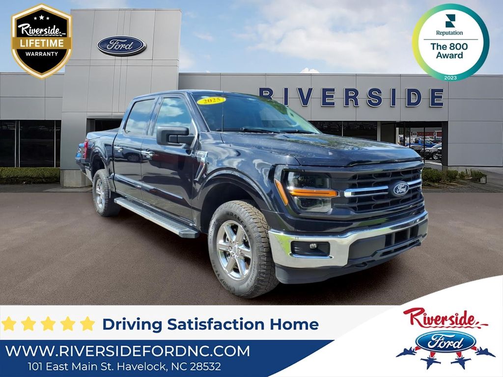 Black Metallic 2025 Ford F-150 Pickup Truck Four-Wheel Drive Automatic