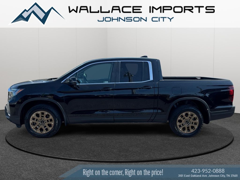 Black 2023 Honda Ridgeline Pickup Truck All-Wheel Drive 9-Speed Automatic