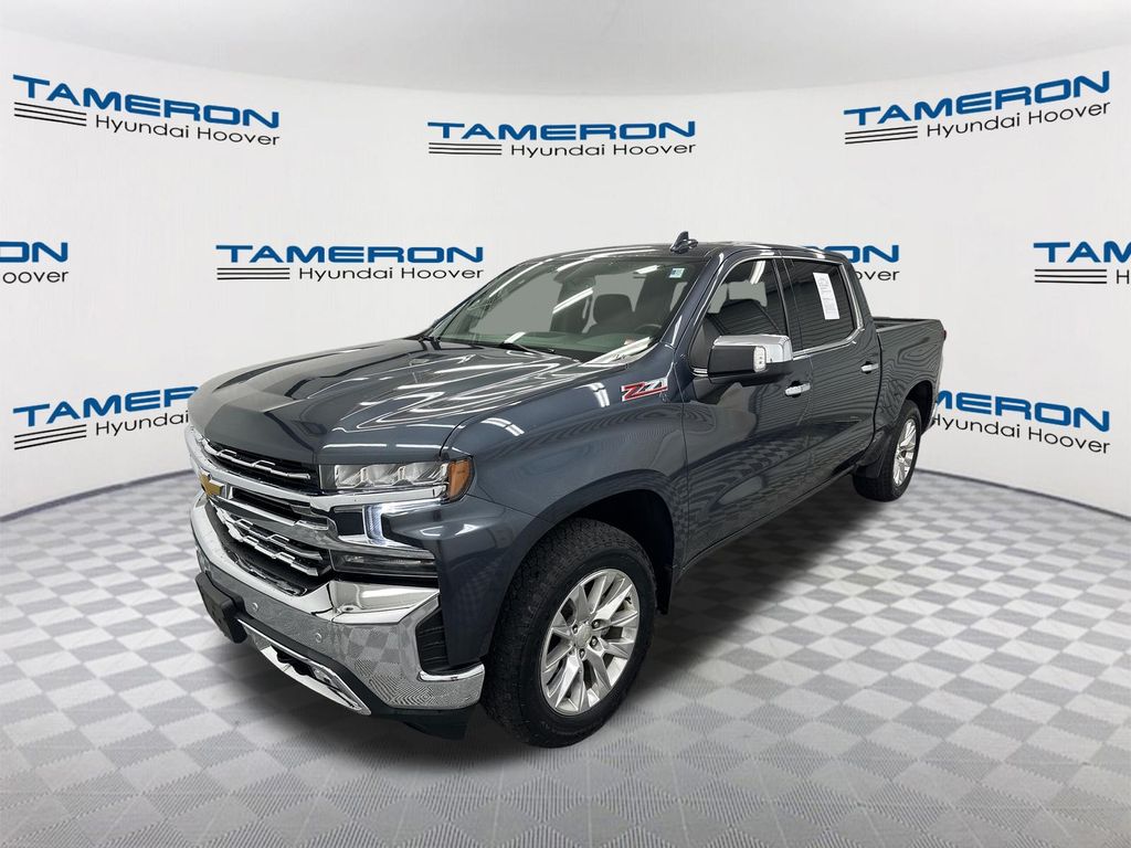 Shadow Gray Metallic 2021 Chevrolet Silverado 1500 Pickup Truck Four-Wheel Drive 8-Speed Automatic
