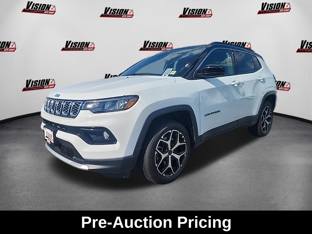 Bright White Clearcoat 2026 Jeep Compass Limited 4WD SUV / Crossover Four-Wheel Drive 8-Speed Automatic