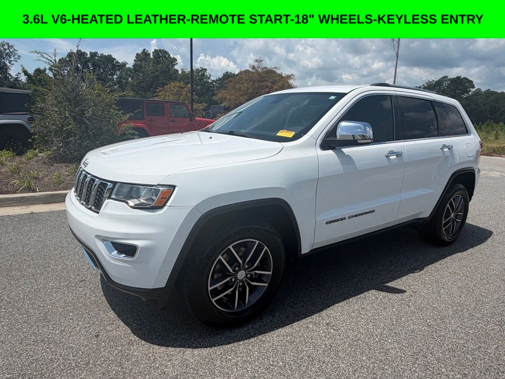 Bright White Clearcoat 2017 Jeep Grand Cherokee SUV / Crossover 4X2 8-Speed Automatic