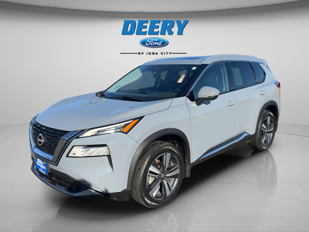Boulder Gray Pearl 2023 Nissan Rogue SL AWD SUV / Crossover All-Wheel Drive Continuously Variable Transmission