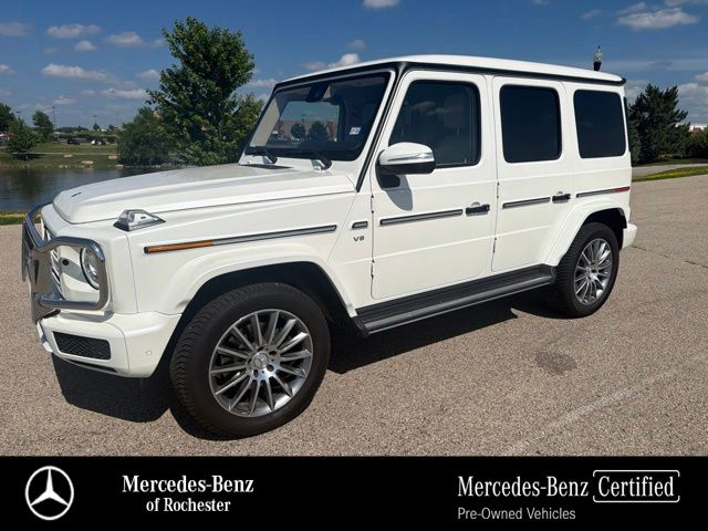 designo Diamond White Metallic 2021 Mercedes-Benz G-Class SUV / Crossover All-Wheel Drive 9-Speed Automatic