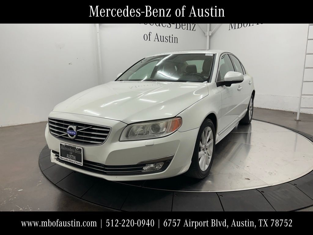 Crystal White Pearl 2015 Volvo S80 Sedan Front-Wheel Drive Automatic
