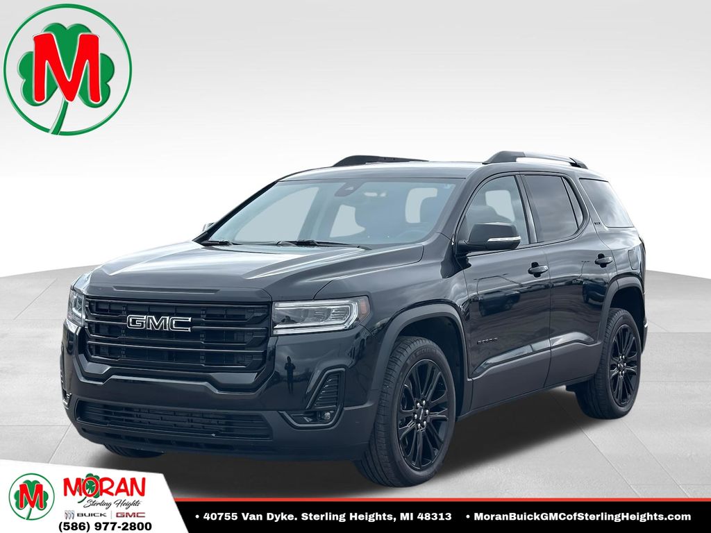 Black (Ebony Twilight Metallic) 2023 GMC Acadia SLT AWD SUV / Crossover Four-Wheel Drive 9-Speed Automatic