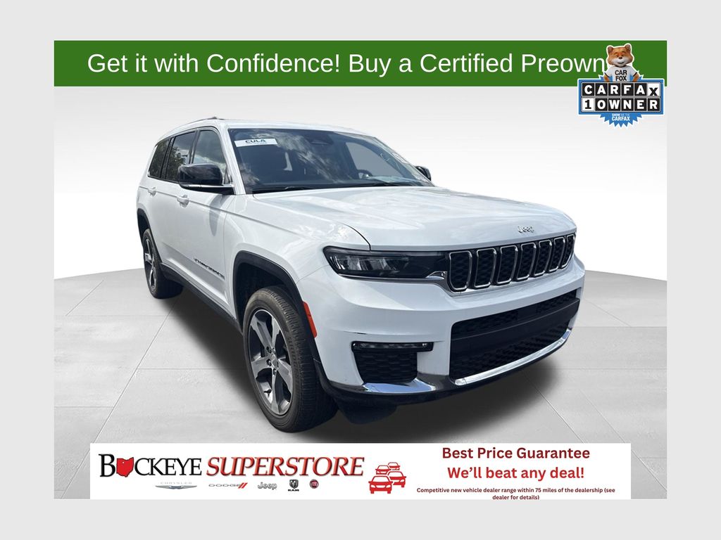 Bright White Clearcoat 2023 Jeep Grand Cherokee L SUV / Crossover Four-Wheel Drive 8-Speed Automatic