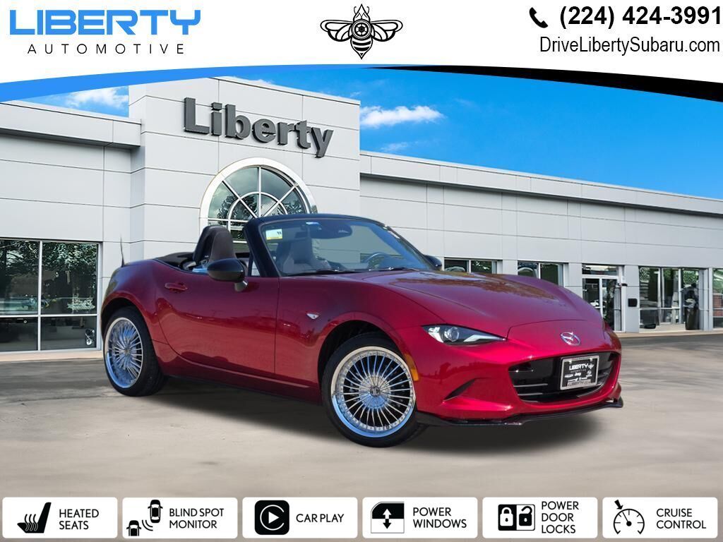 Soul Red Crystal Metallic 2024 Mazda MX-5 Miata Convertible Rear-Wheel Drive 6-Speed Manual