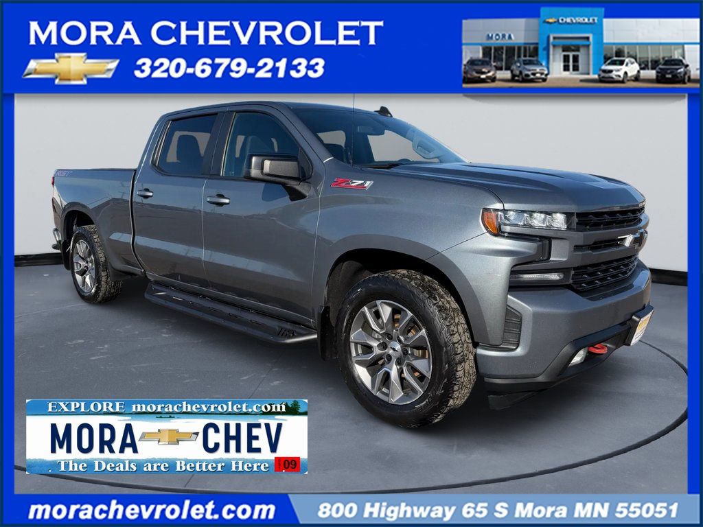 Gray 2019 Chevrolet Silverado 1500 Pickup Truck Four-Wheel Drive 8-Speed Automatic