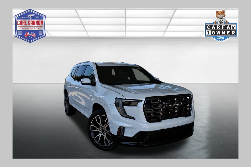 Glacier White 2026 GMC Acadia SUV / Crossover Four-Wheel Drive 8-Speed Automatic