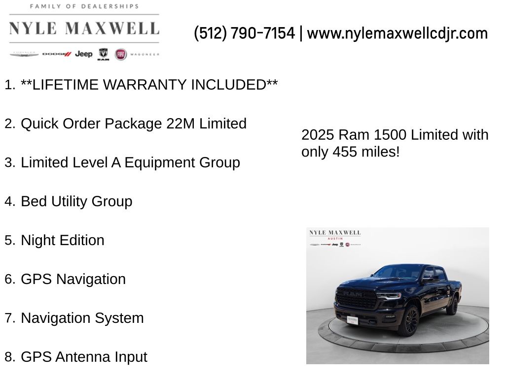 Used Car 2025 Ram 1500  Limited For Sale Under $70,000 In Austin, Texas