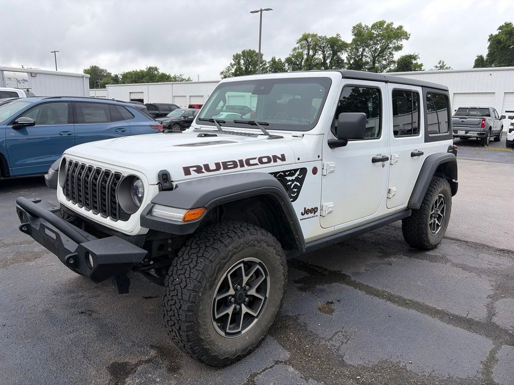 Bright White Clearcoat 2024 Jeep Wrangler SUV / Crossover Four-Wheel Drive 8-Speed Automatic