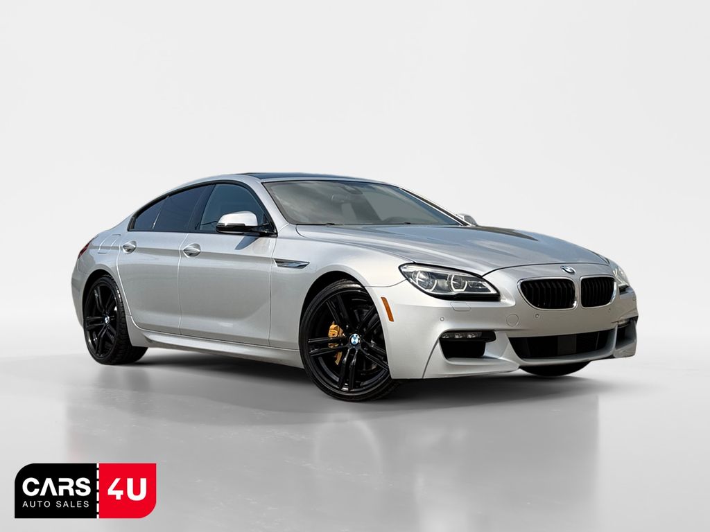 Glacier Silver Metallic 2019 BMW 6 Series Sedan All-Wheel Drive 8-Speed Automatic