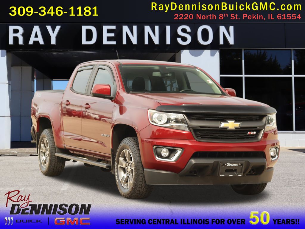 Cajun Red Tintcoat 2017 Chevrolet Colorado Pickup Truck Four-Wheel Drive 8-Speed Automatic