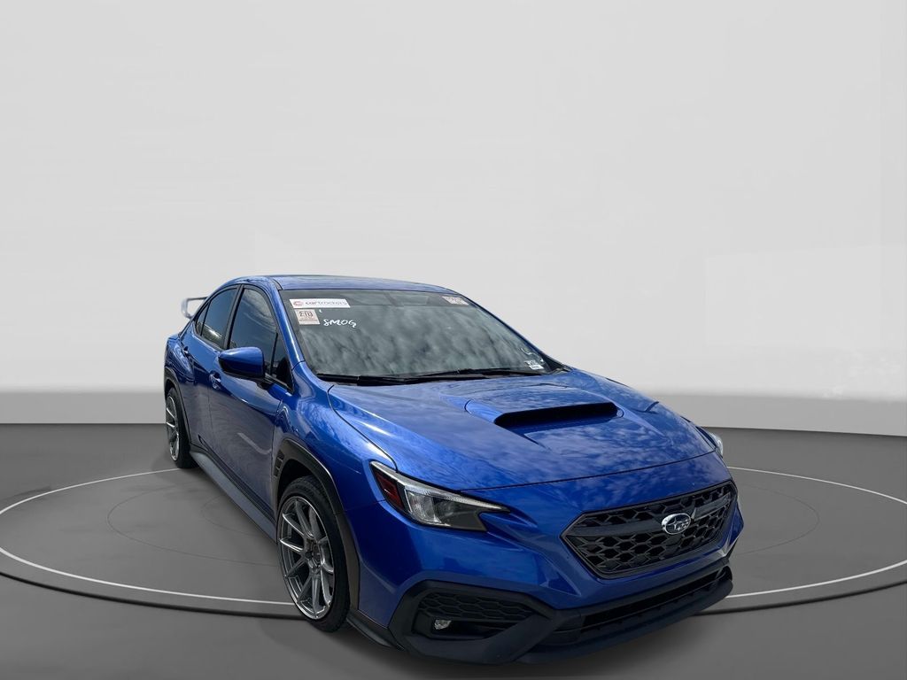 WR Blue Pearl 2022 Subaru WRX Premium AWD Sedan All-Wheel Drive 6-Speed Manual