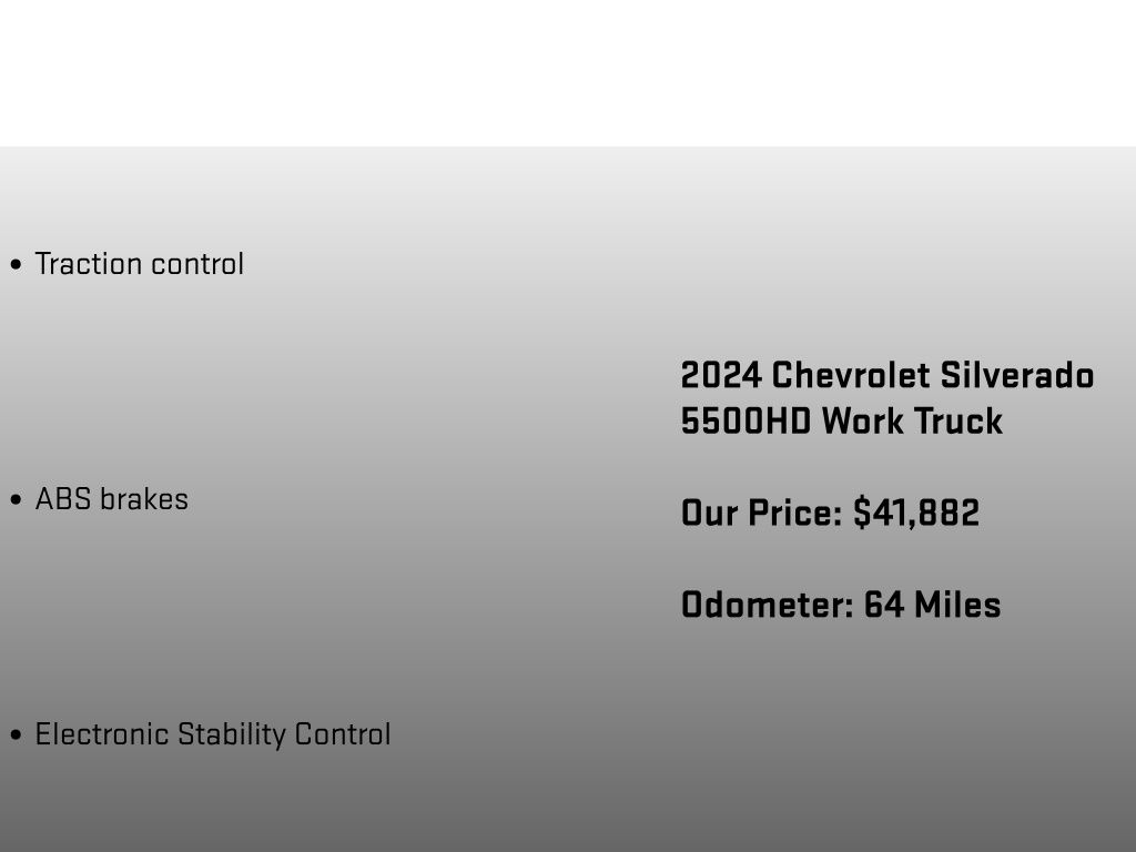 2024 Chevrolet Silverado 5500HD Work Truck - 5