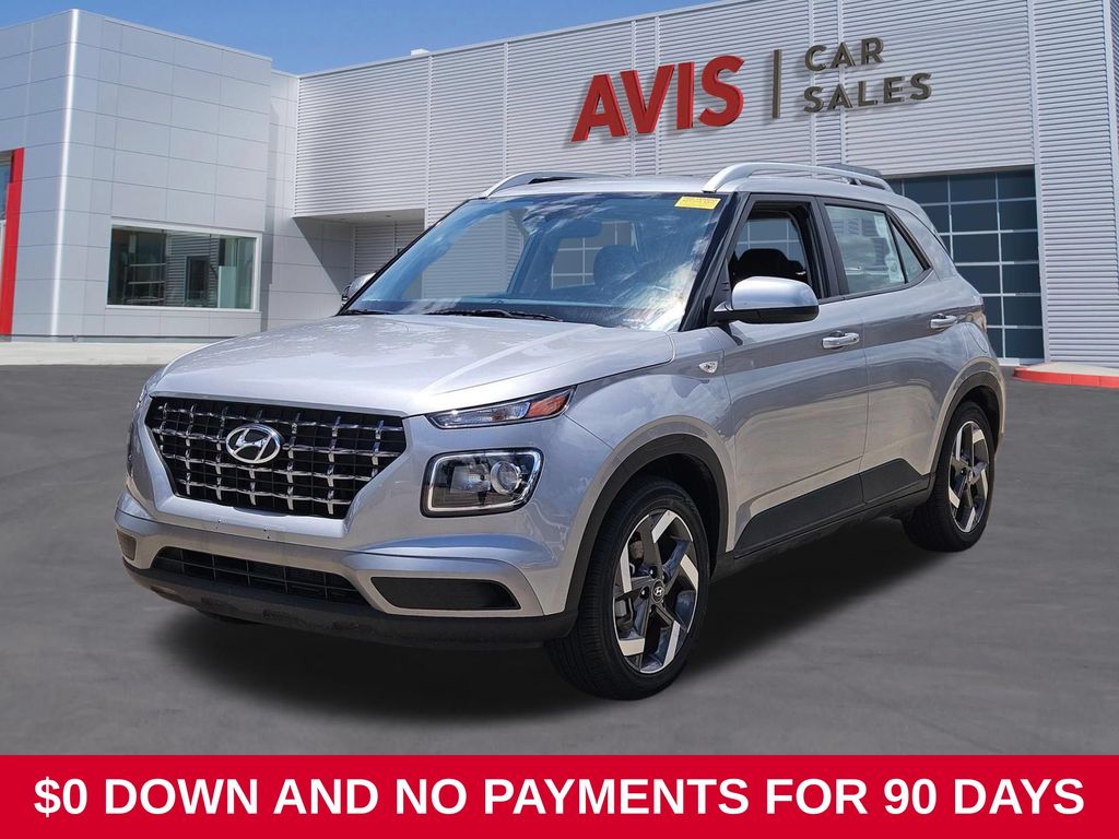 Shimmering Silver 2025 Hyundai Venue SUV / Crossover Front-Wheel Drive Continuously Variable Transmission