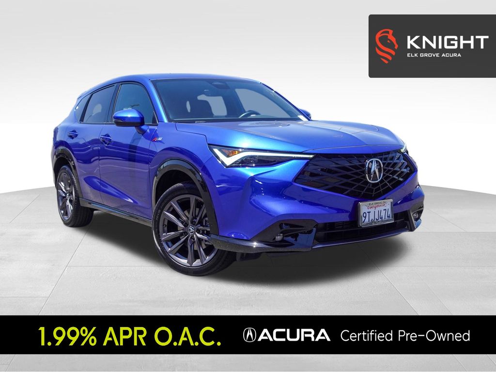 Adriatic Blue Sea Metallic 2025 Acura ADX SUV / Crossover All-Wheel Drive Continuously Variable Transmission