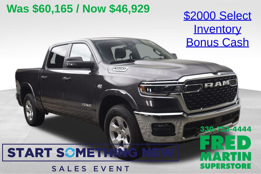 new 2026 Ram 1500 car, priced at $46,929