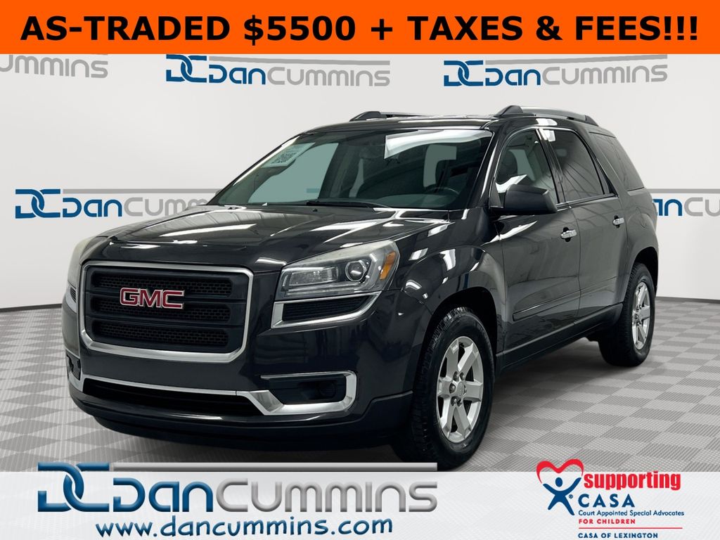 Gray (Iridium Metallic) 2015 GMC Acadia SLE-2 FWD SUV / Crossover Front-Wheel Drive 6-Speed Automatic