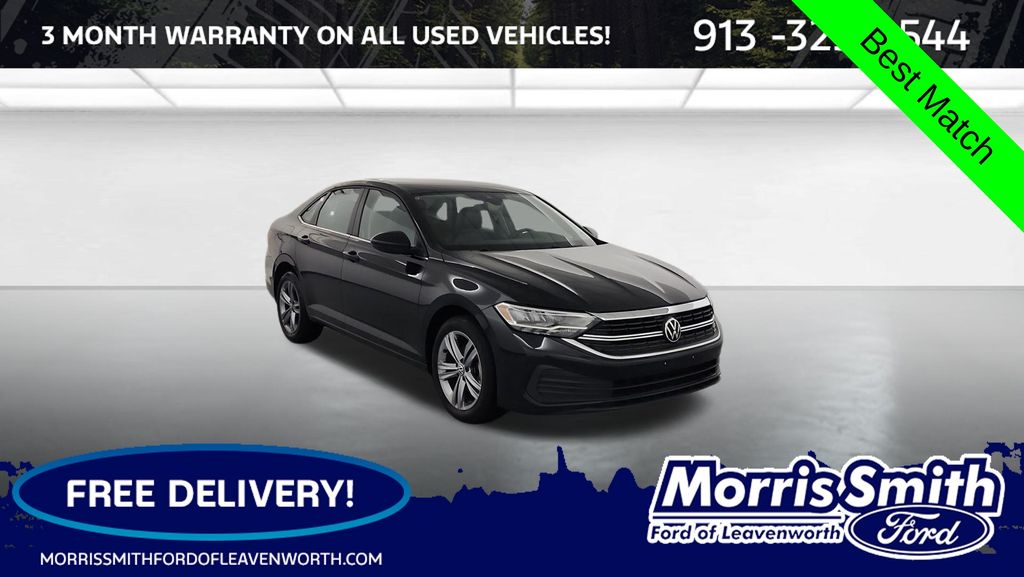 Deep Black Pearl 2024 Volkswagen Jetta Sedan Front-Wheel Drive 8-Speed Automatic