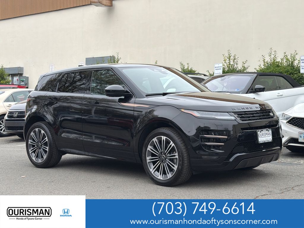 Santorini Black Metallic 2024 Land Rover Range Rover Evoque P250 Dynamic SE AWD SUV / Crossover All-Wheel Drive 9-Speed Automatic