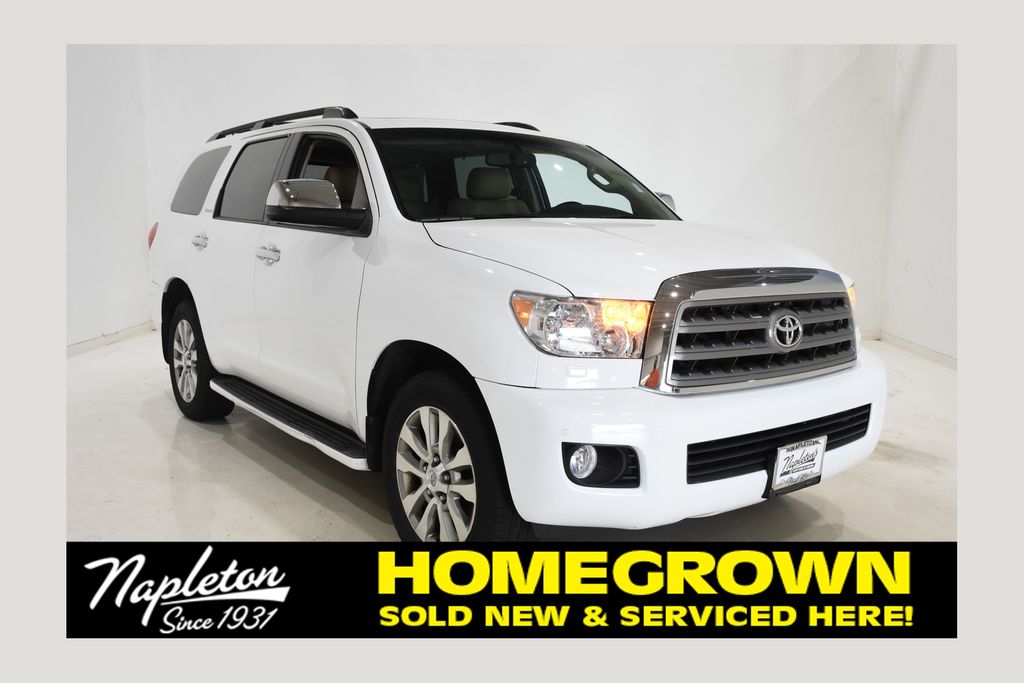 White (Blizzard Pearl) 2010 Toyota Sequoia SUV / Crossover Four-Wheel Drive 6-Speed Automatic Overdrive