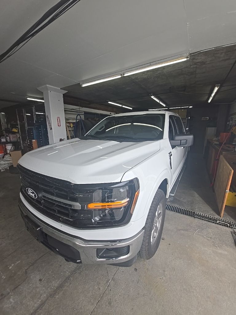 White 2025 Ford F-150 Pickup Truck Four-Wheel Drive Automatic