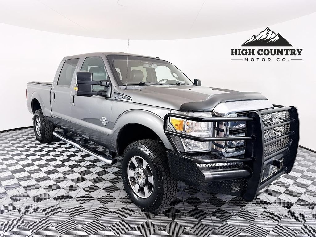 Sterling Gray Metallic 2012 Ford F-350 Super Duty Pickup Truck Four-Wheel Drive 6-Speed Automatic Overdrive