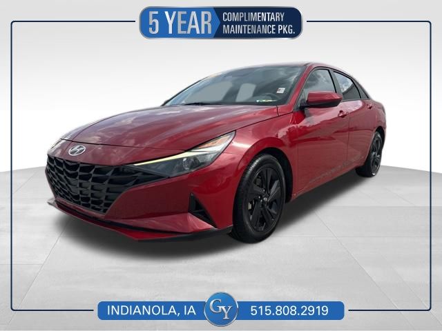 Scarlet Red Pearl 2023 Hyundai Elantra SEL FWD Sedan Front-Wheel Drive Continuously Variable Transmission