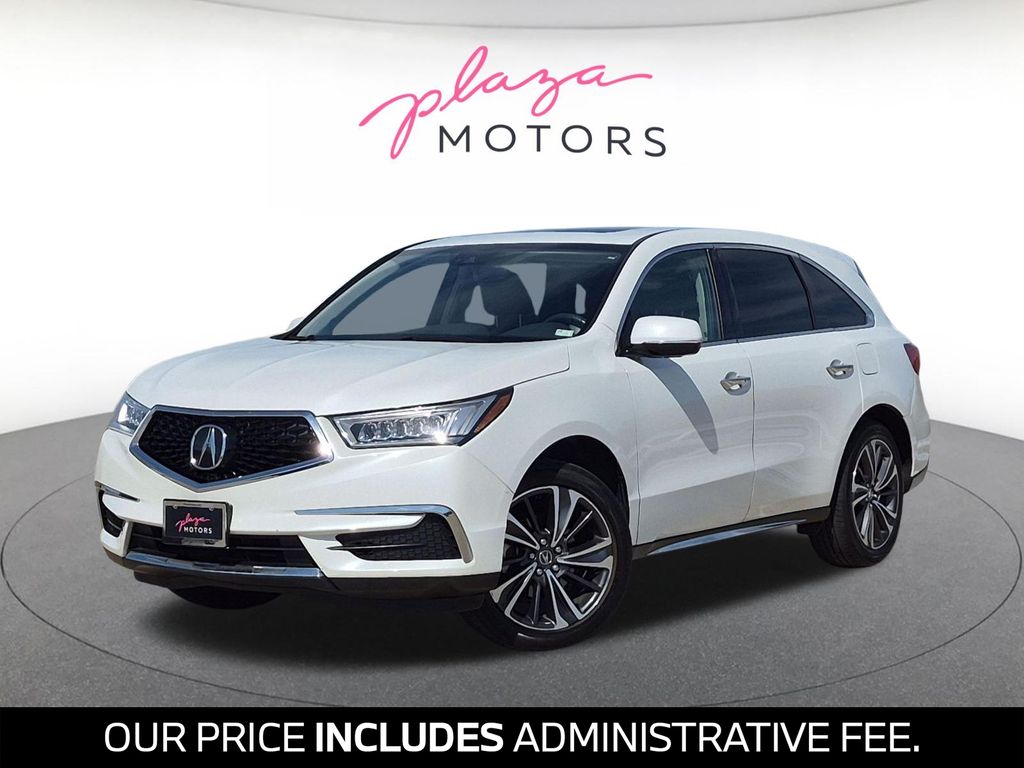 Platinum White Pearl 2020 Acura MDX SUV / Crossover Front-Wheel Drive 9-Speed Automatic