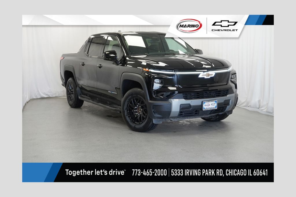 Black 2026 Chevrolet Silverado EV Pickup Truck All-Wheel Drive 1-Speed Automatic