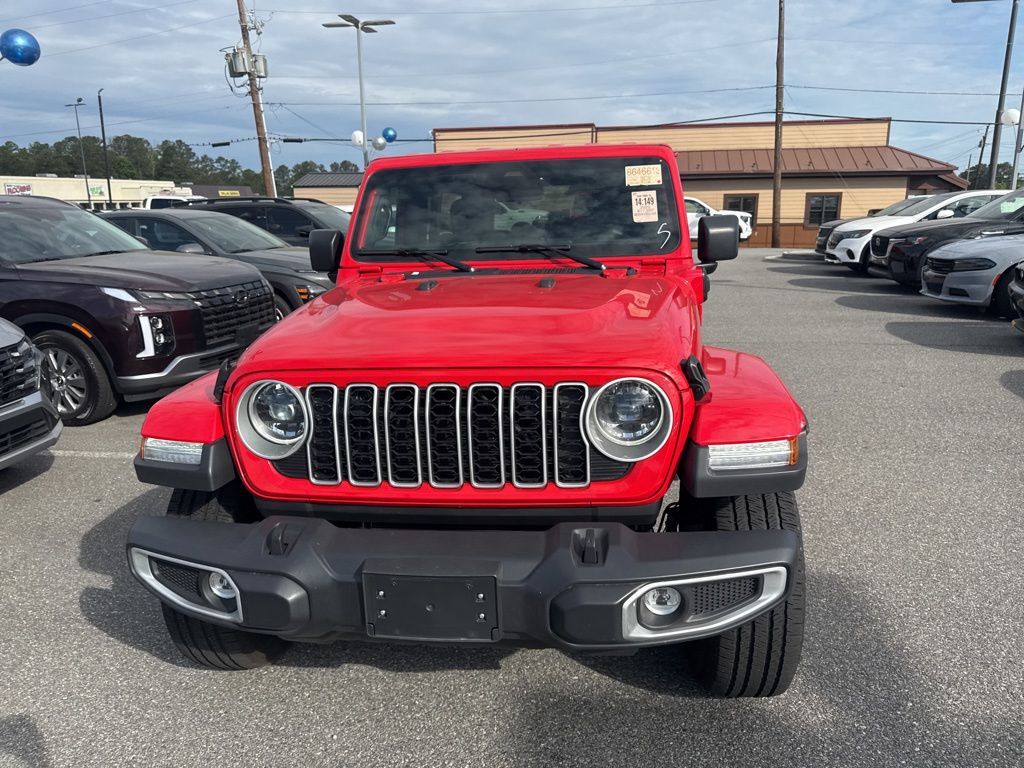 Used 2025 Jeep Wrangler 4xe Sahara 4XE with VIN 1C4RJXP63SW599418 for sale in Macon, GA