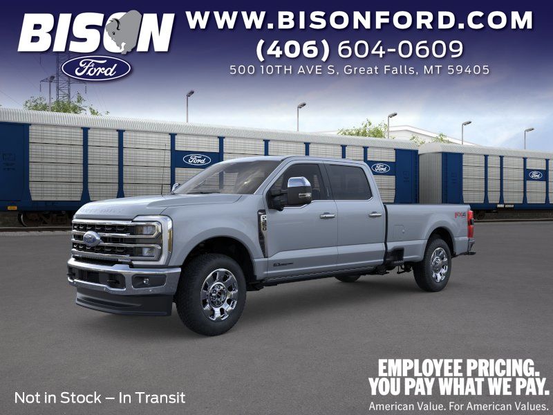 Glacier Gray Metallic TriCoat 2026 Ford F-350 Super Duty King Ranch Crew Cab 4WD Pickup Truck Four-Wheel Drive Automatic