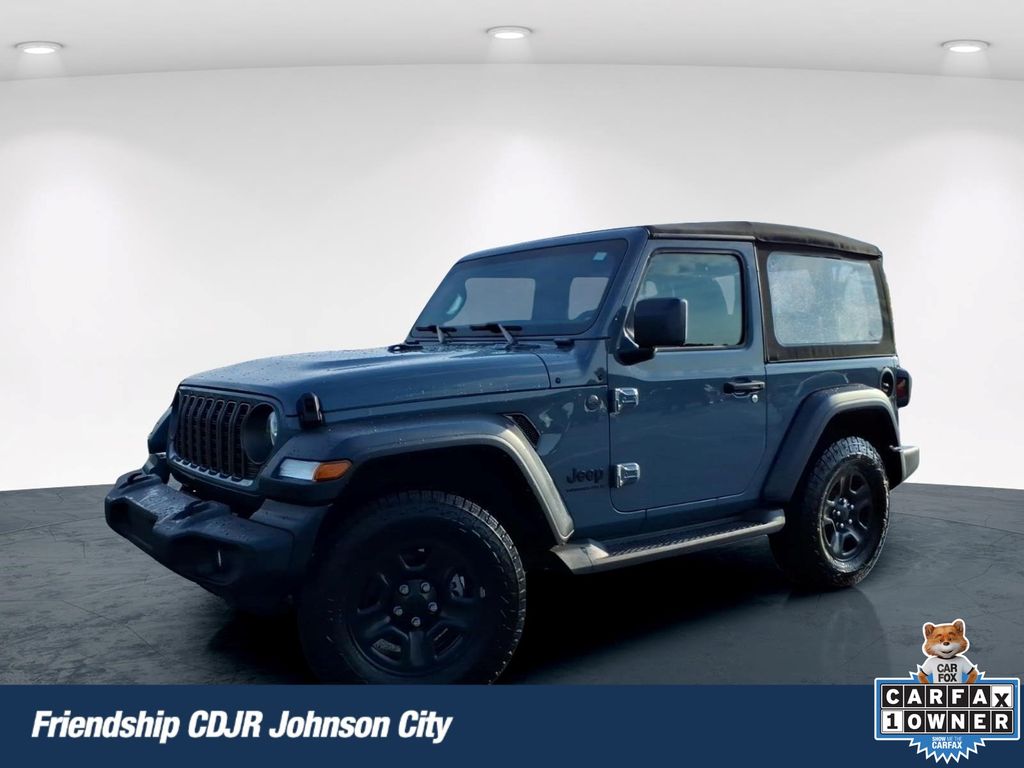 Anvil Clear Coat 2024 Jeep Wrangler SUV / Crossover Four-Wheel Drive 6-Speed Manual