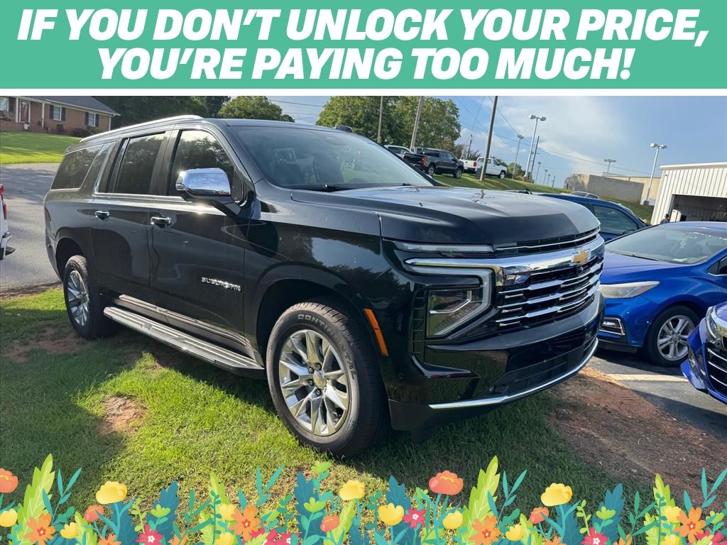 Black 2025 Chevrolet Suburban SUV / Crossover Four-Wheel Drive