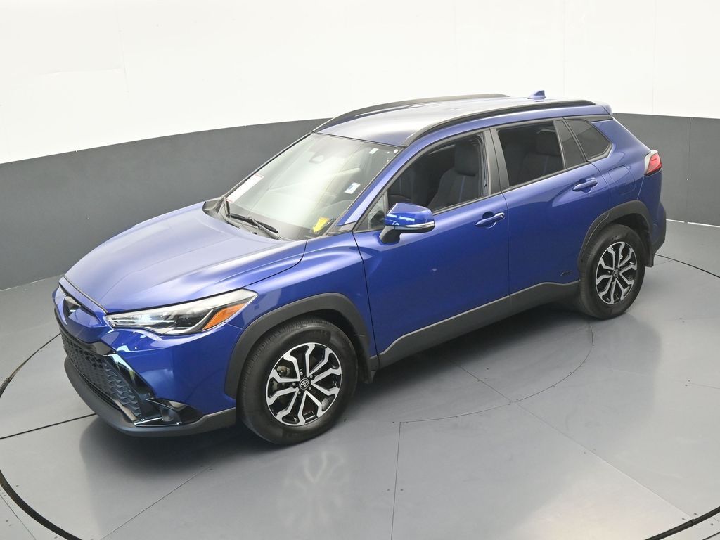 Used 2024 Blue Toyota Hybrid SE image 42