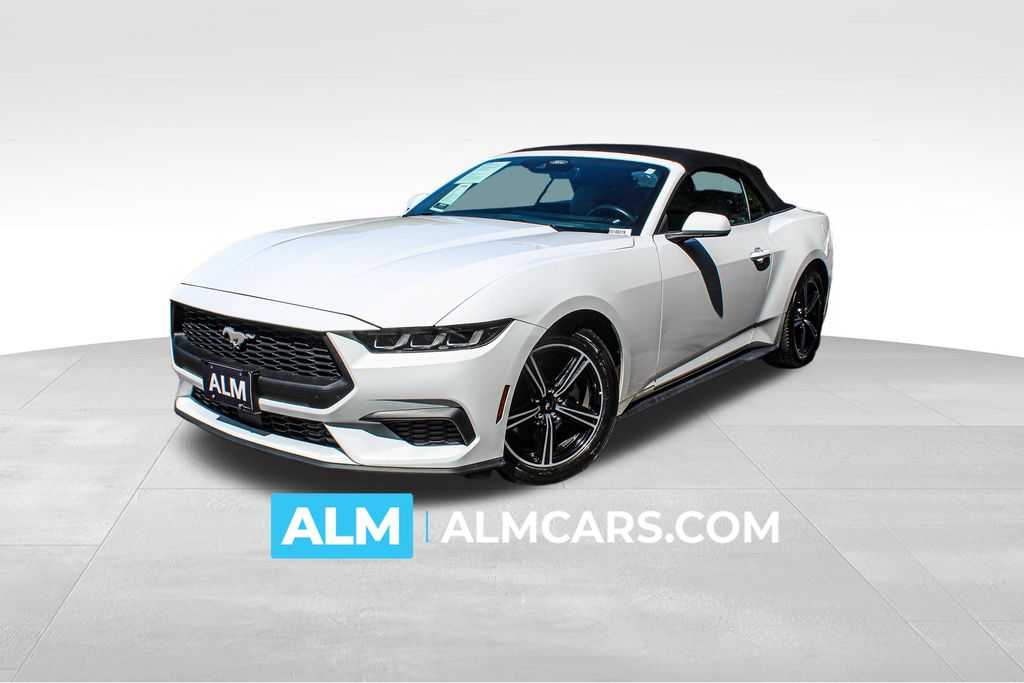Oxford White 2024 Ford Mustang Convertible Rear-Wheel Drive Automatic