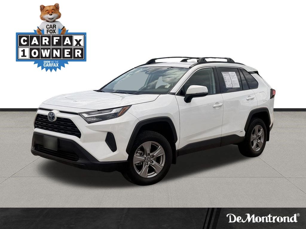 2024 Toyota RAV4 Hybrid LE White at Classic Elite Chevrolet Sugar Land