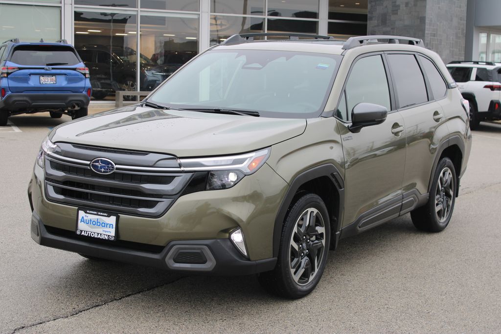Autumn Green Metallic 2025 Subaru Forester Hybrid Limited AWD SUV / Crossover All-Wheel Drive Continuously Variable Transmission