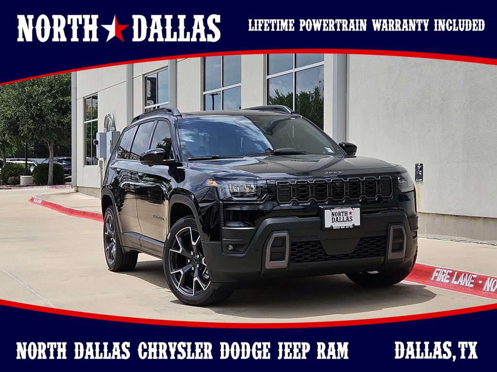 Diamond Black Crystal Pearlcoat 2026 Jeep Cherokee Overland 4WD SUV / Crossover Four-Wheel Drive Continuously Variable Transmission