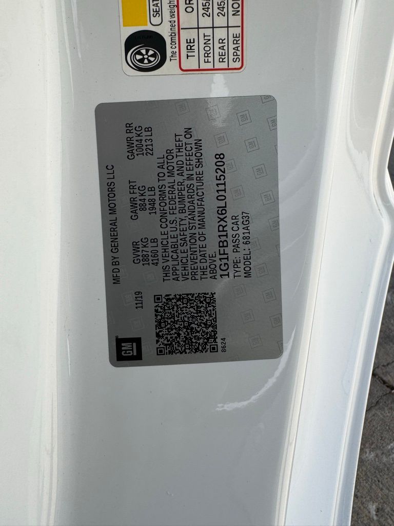 Used Car 2020 Chevrolet Camaro  1lt For Sale Under $25,000 In Georgetown, Texas